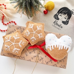 Crochet Gingerbread Ornaments amigurumi pattern by RNata