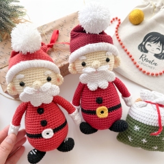 Cuddle Santa Claus amigurumi pattern by RNata