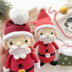 Cuddle Santa Claus amigurumi pattern by RNata