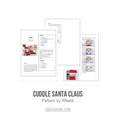 Cuddle Santa Claus amigurumi pattern by RNata