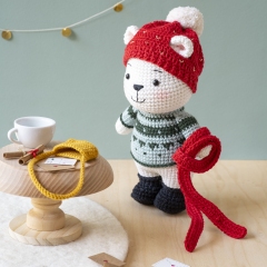 Leon the polar bear amigurumi pattern by Khuc Cay