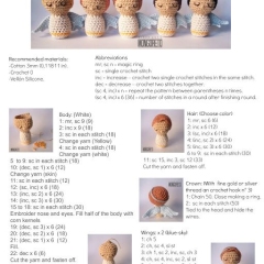 Angel Kokeshi amigurumi pattern by unknown