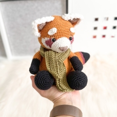 Nala the Red Panda amigurumi pattern by Bluesparrow Handmade