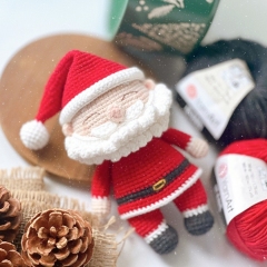 Santa Claus Crochet Pattern amigurumi pattern by RikaCraftVN