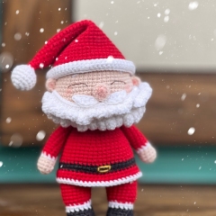 Santa Claus Crochet Pattern amigurumi by RikaCraftVN