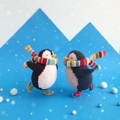 Sven the Penguin amigurumi pattern by Natura Crochet