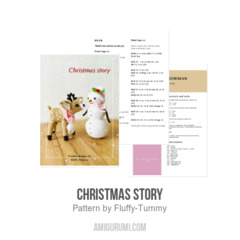 Christmas story amigurumi pattern by Fluffy Tummy