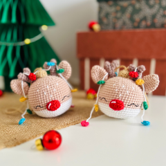 Rudolph Christmas Pattern amigurumi pattern by Sarah's Hooks & Loops