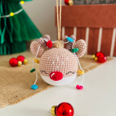 Rudolph Christmas Pattern amigurumi pattern by Sarah's Hooks & Loops