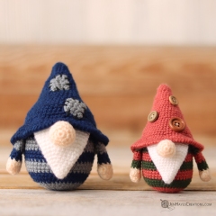 Beginner Gnome amigurumi by Jen Hayes Creations