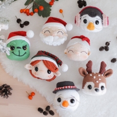 Christmas Tree Ornaments amigurumi pattern by Crocheniacs