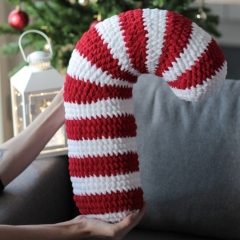 Pillow Candy Cane amigurumi pattern by Crocheniacs