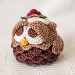 Pudding the Owl amigurumi pattern by EMI Creations by Chloe