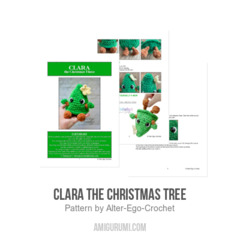 Clara the Christmas Tree amigurumi pattern by Alter Ego Crochet