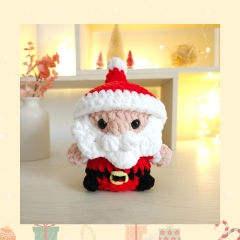  Mr & Mrs Santa Claus - Low-sew amigurumi pattern by Hugurumitoys