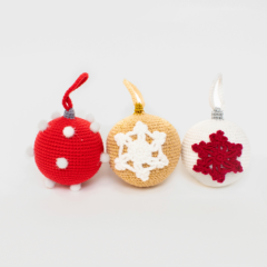 No-Sew Christmas Ornament Set amigurumi pattern by BlinkYarnCrafts