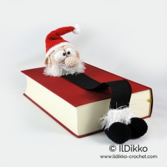 Santa Claus Bookmark amigurumi pattern by IlDikko