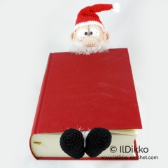 Santa Claus Bookmark amigurumi pattern by IlDikko