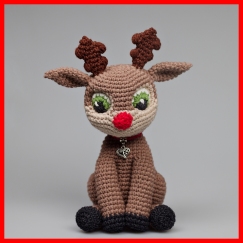 Rudolph The Sitting Reindeer