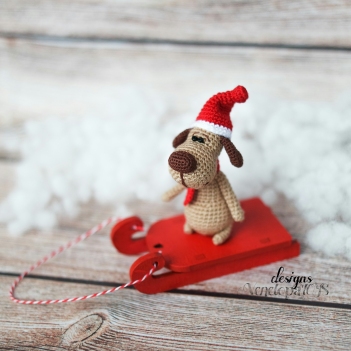 Christmas Puppy amigurumi pattern by VenelopaTOYS