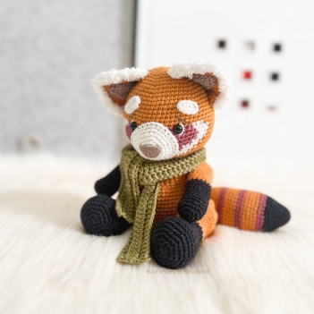 Nala the Red Panda amigurumi pattern by Bluesparrow Handmade