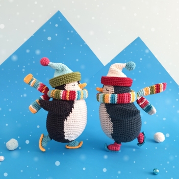 Sven the Penguin amigurumi pattern by Natura Crochet