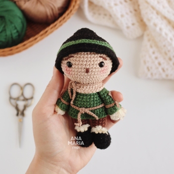 Scarecrow - The Wizard of Oz amigurumi pattern by Ana Maria Craft