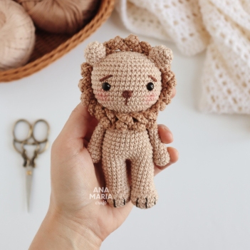 Lion - The Wizard of Oz amigurumi pattern by Ana Maria Craft