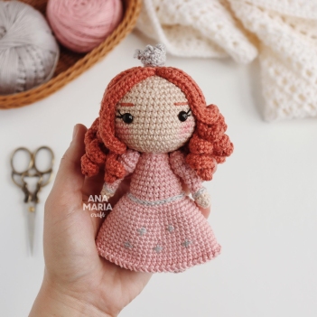 Good Witch Glinda Wizard of Oz amigurumi pattern by Ana Maria Craft