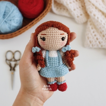 Dorothy - The Wizard of Oz amigurumi pattern by Ana Maria Craft