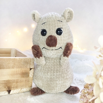 Quokka Quinny amigurumi pattern by Gutherz Design