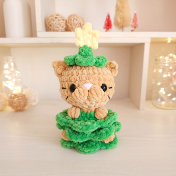 Crochet pattern Cat-tree - Low-sew  amigurumi pattern by Hugurumitoys