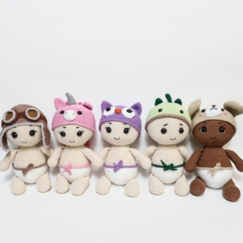 Baby Doll Collection amigurumi pattern by BlinkYarnCrafts