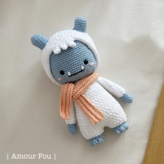 Cosmo, the Yeti amigurumi by Amour Fou