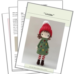 Louisa amigurumi pattern by Amour Fou