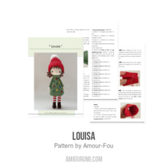 Louisa amigurumi pattern by Amour Fou