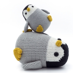 Baby Penguin amigurumi by MevvSan