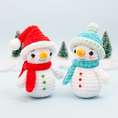 snowman amigurumi amigurumi by Diminu