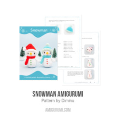 snowman amigurumi amigurumi pattern by Diminu