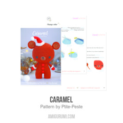 Caramel amigurumi pattern by P'tite Peste