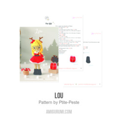 Lou amigurumi pattern by P'tite Peste