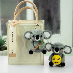 Cutie Koala Keyring amigurumi pattern by Lennutas