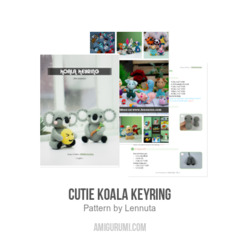 Cutie Koala Keyring amigurumi pattern by Lennutas