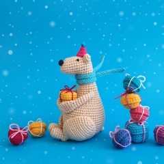 Rico the Bear amigurumi pattern by Natura Crochet