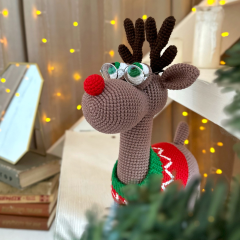 Reindeer Rudolph amigurumi pattern by Mommy Patterns