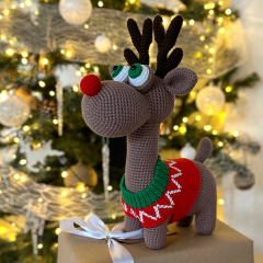 Reindeer Rudolph amigurumi by Mommy Patterns