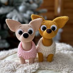 Dog Chihuahua amigurumi pattern by Mommy Patterns