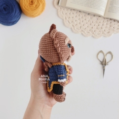 Beast - Beauty and the Beast amigurumi pattern by Ana Maria Craft