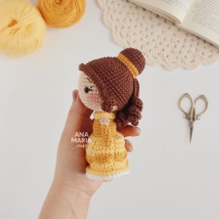 Belle - Beauty and the Beast amigurumi pattern by Ana Maria Craft