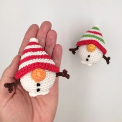 Christmas Mini Gnomes amigurumi pattern by IwannaBeHara